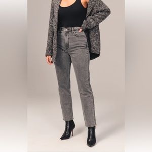 Abercrombie Curve Love Ultra High Rise Ankle Jeans